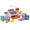 Toy Time Pretend Cash Register Supermarket Playset Toy with Play Money, Barcode Scanner for Boys and Girls 836478WCS